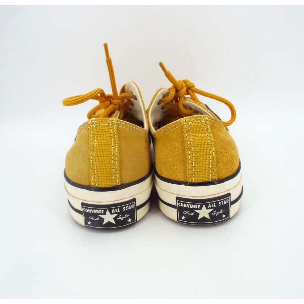 Converse Chuck Taylor All Star Men's Mustard Suede Low Top Sneakers - Picture 7 of 10